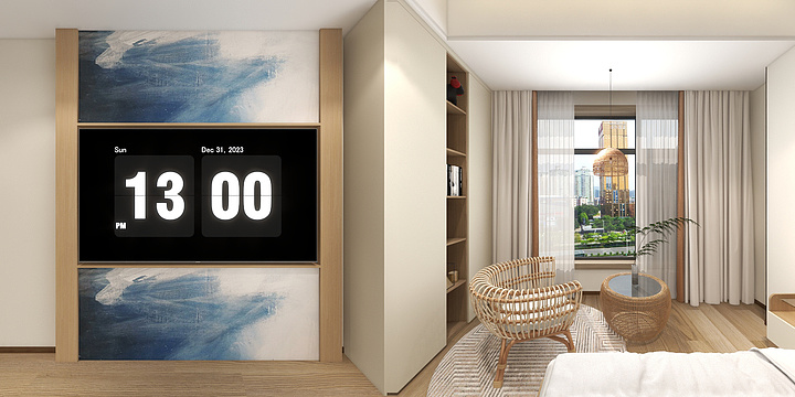 从江欧派橱柜-南山里二楼单间-装修设计方案