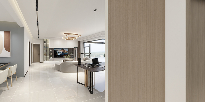 全案设计师-蔡喆-云和天境125平中式设计师蔡喆，绘图员蔡喆-装修设计方案