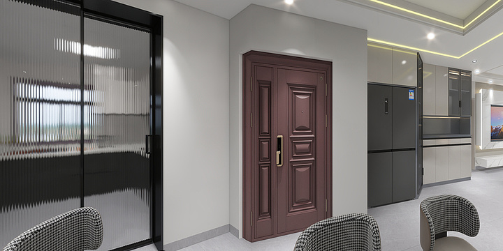 钟鹏-九曲湾二期符表叔全景效果图-装修设计方案