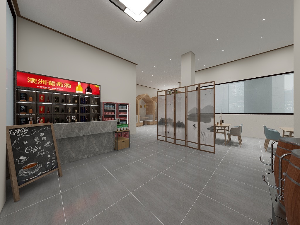 Pitteam-凯越欣城烤肉店一u层-装修设计方案