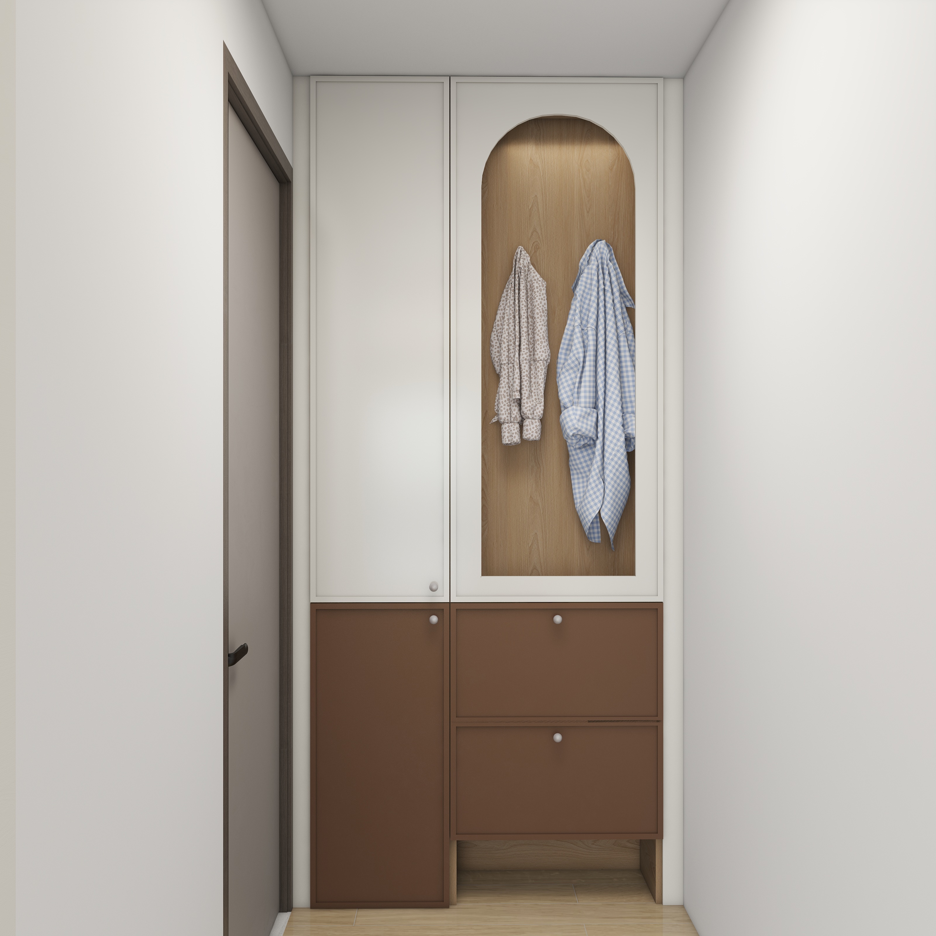 汕头HCVeKb-美拉德美式田园风御海天禧3房-装修设计方案