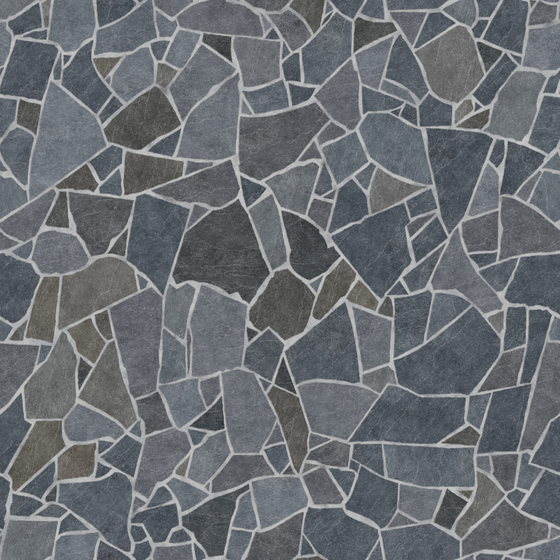 Blue Slate 3D Model 085 in Gray