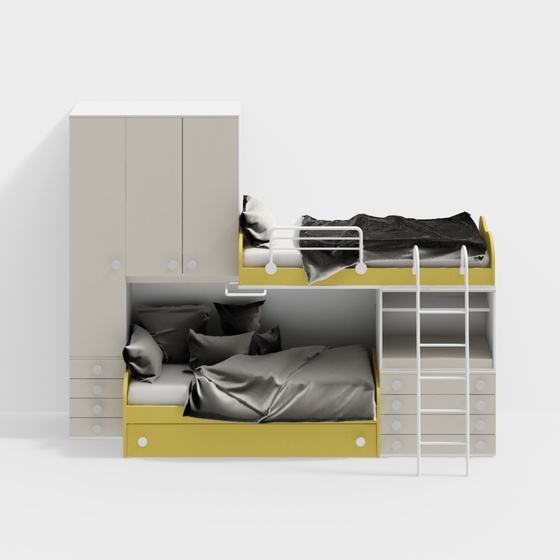 Children's multifunctional modular bed