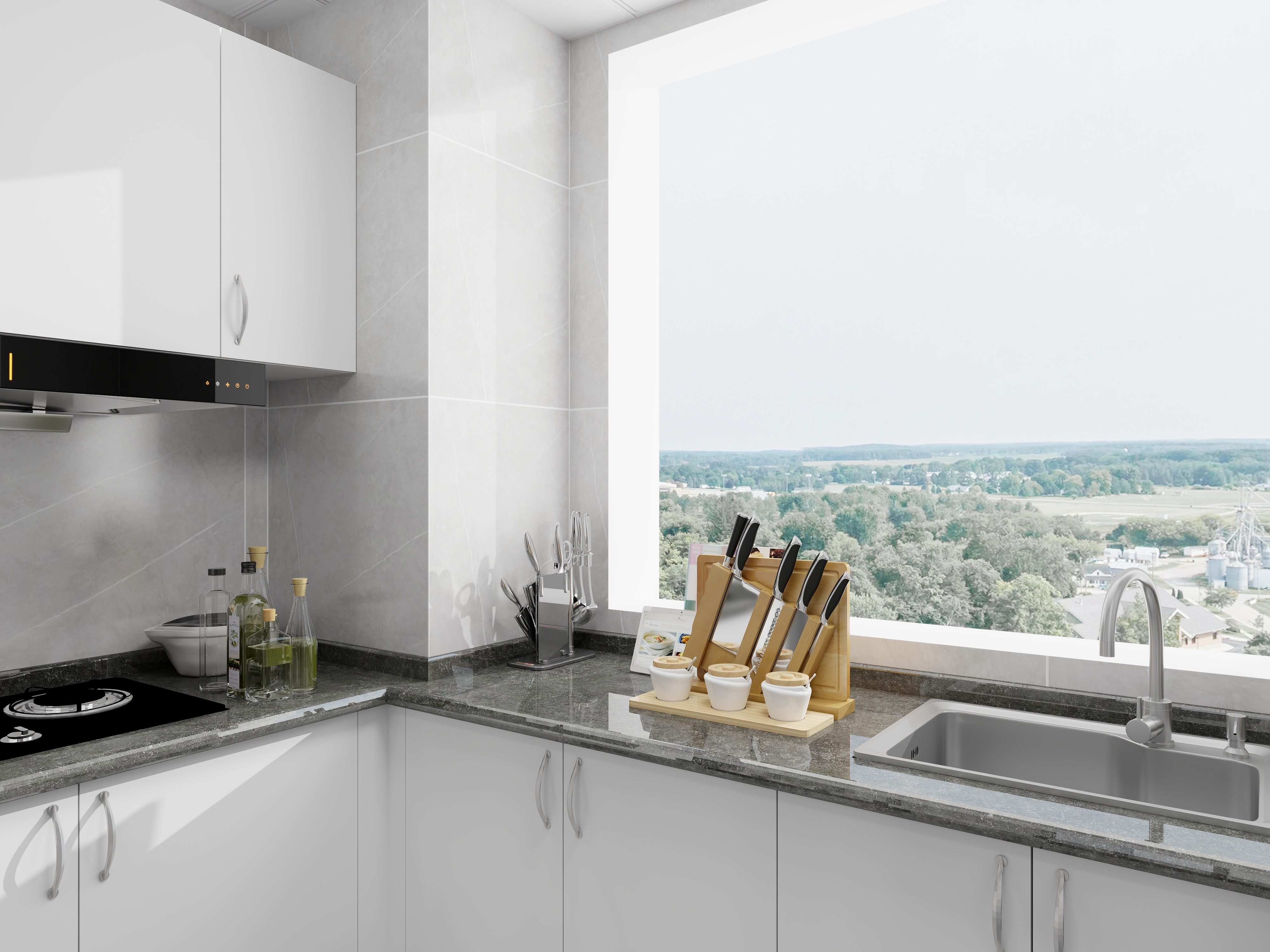 艺雅丽-143平现代简约 装修效果图