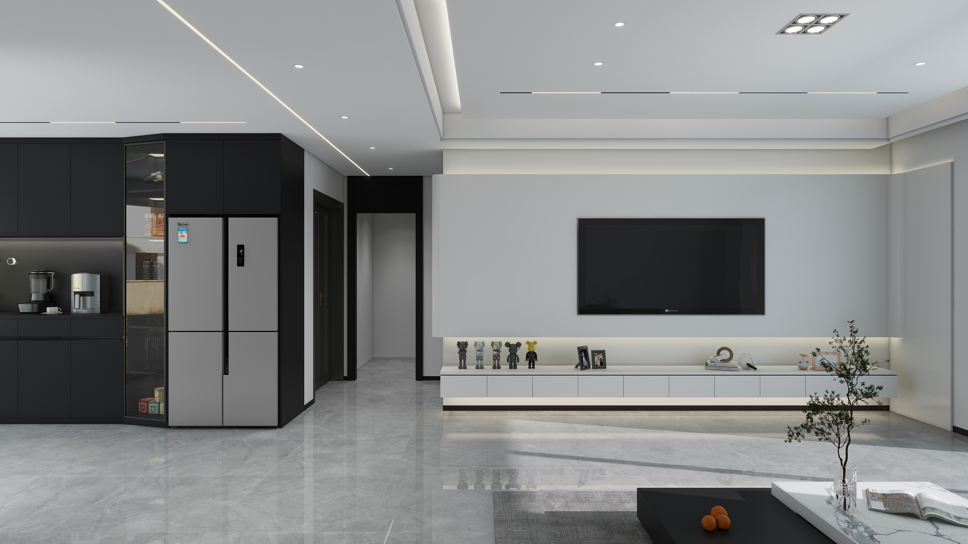 晋南红木实木馆-滨湖城二期7#-1-102方案1-装修设计方案