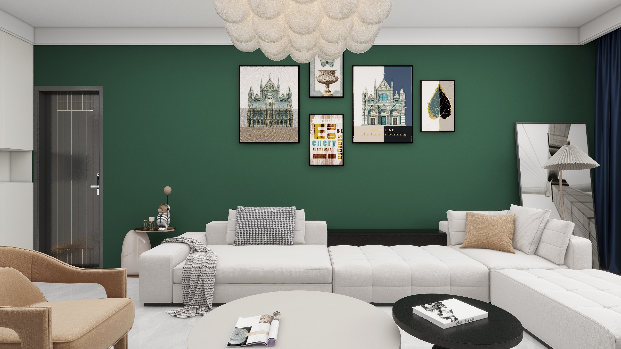 刘振-庆丰街45号院现代简约136㎡3室-装修设计方案