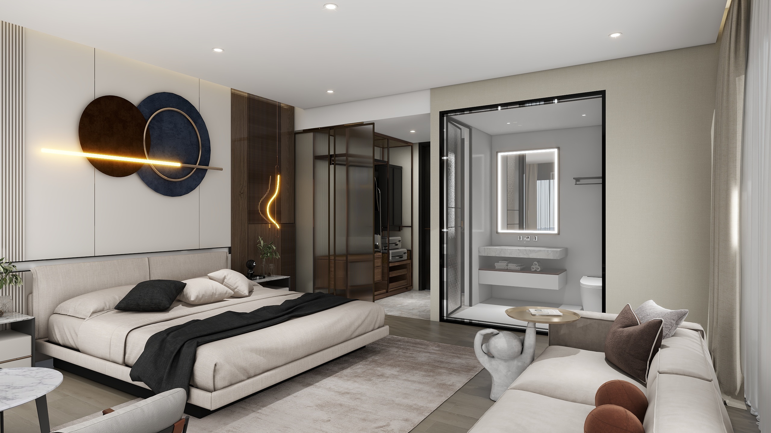 北冥有鱼kkrD-酒店套房大房间-装修设计方案