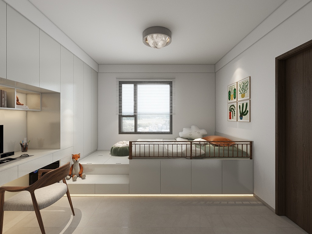 泊梦空间设计-达旗东达玉玺152平米极简中式-装修设计方案