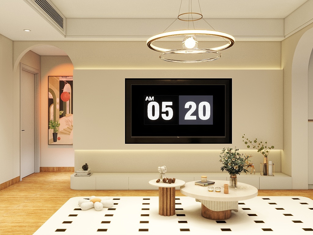 殇雪墨痕-滨江左岸218栋1405(2)-装修设计方案