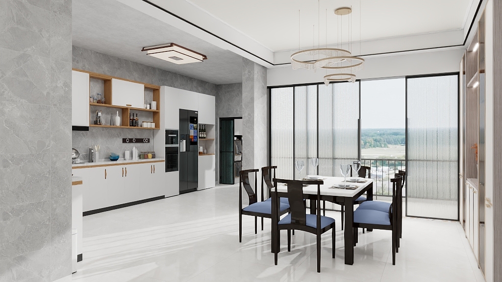 坤之家-新中式风格室内考察-装修设计方案