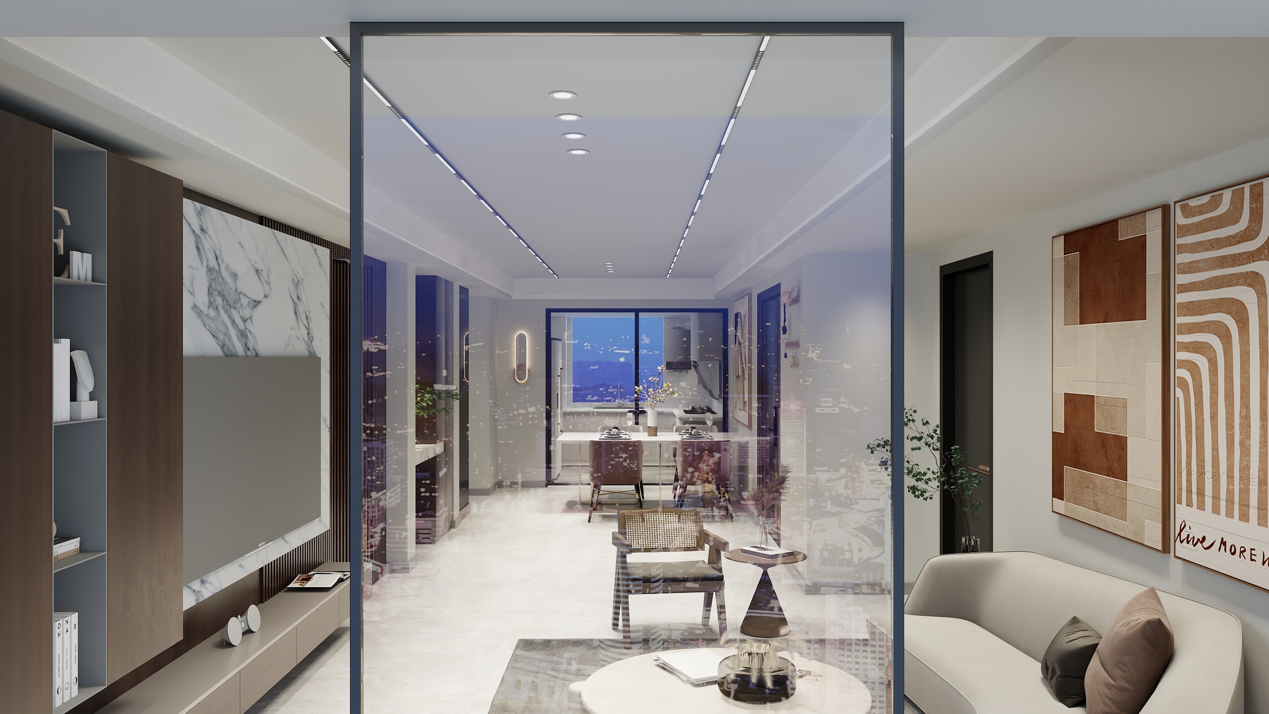 明渡全案设计-金辉通银云尚-装修设计方案