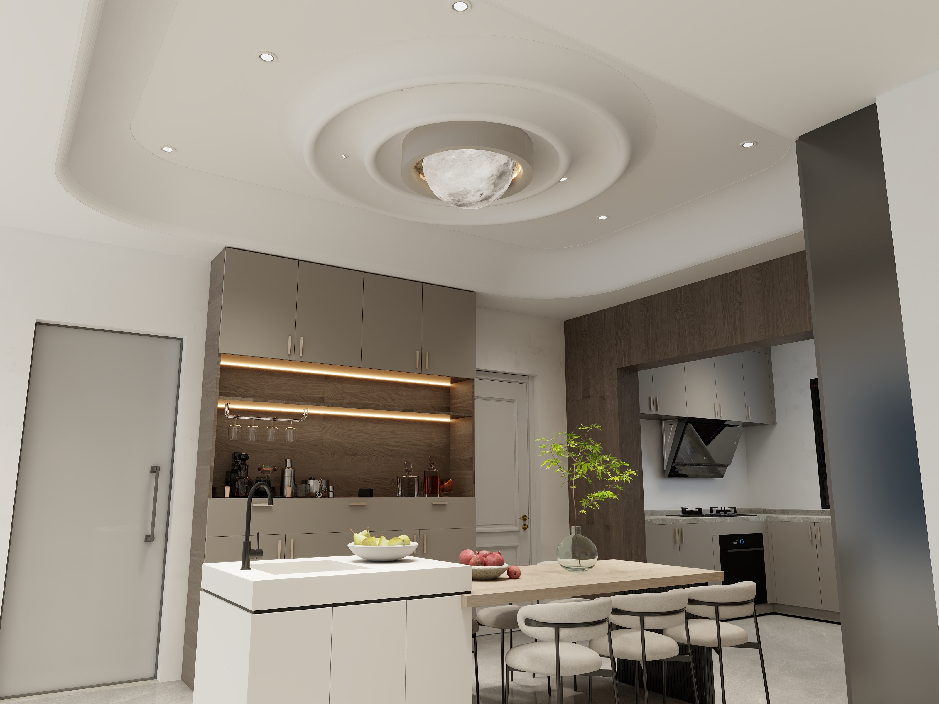 云湖喔~~~-复式别墅2层270平  现代简约-装修设计方案