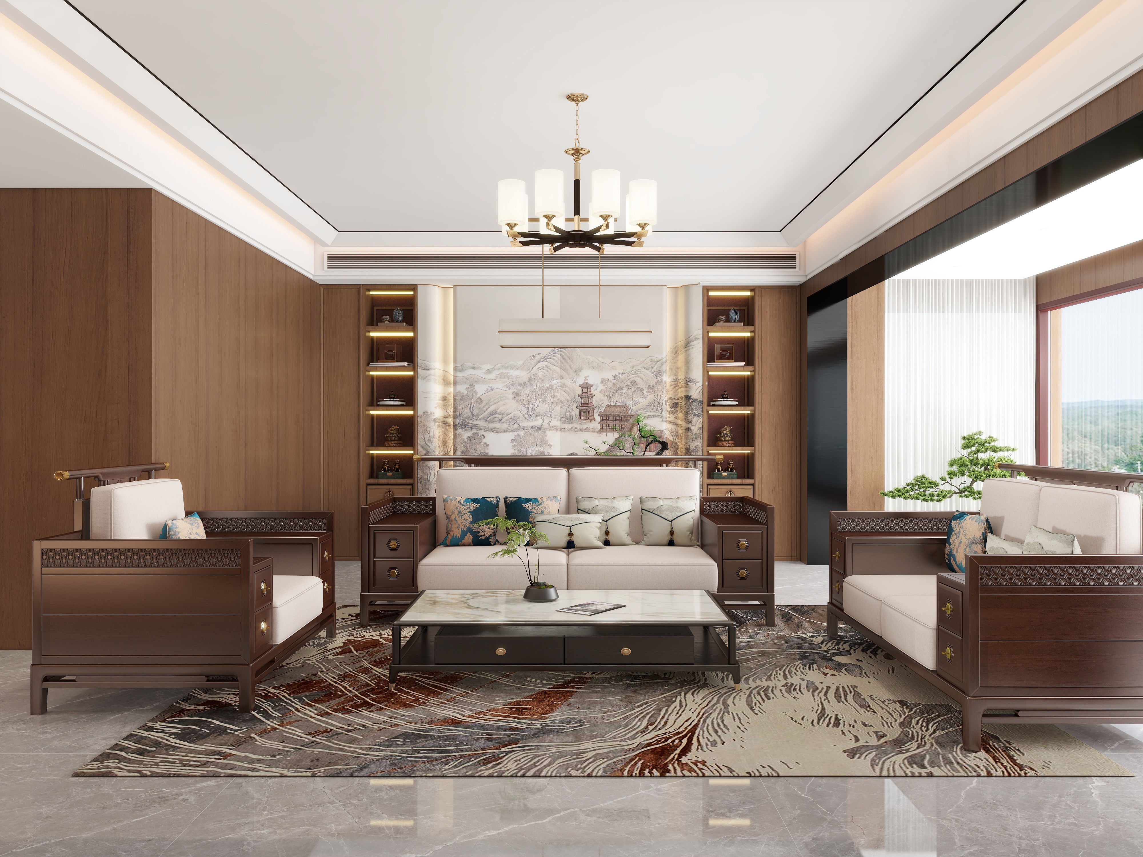 设计部一何昌蓉-冠江墅-效果图户型-装修设计方案