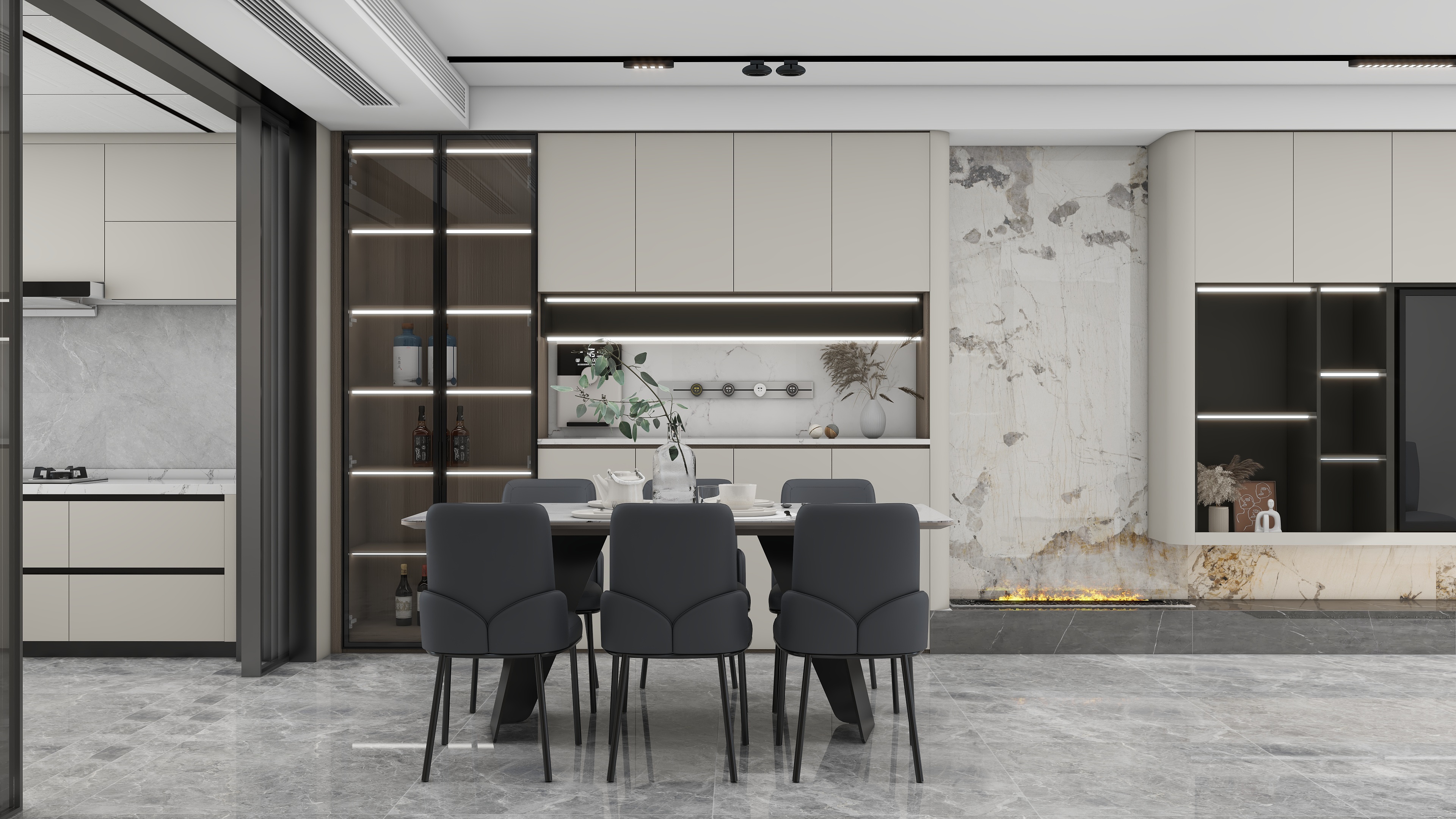 李高y-楚州府中叠厨房.dwg-装修设计方案