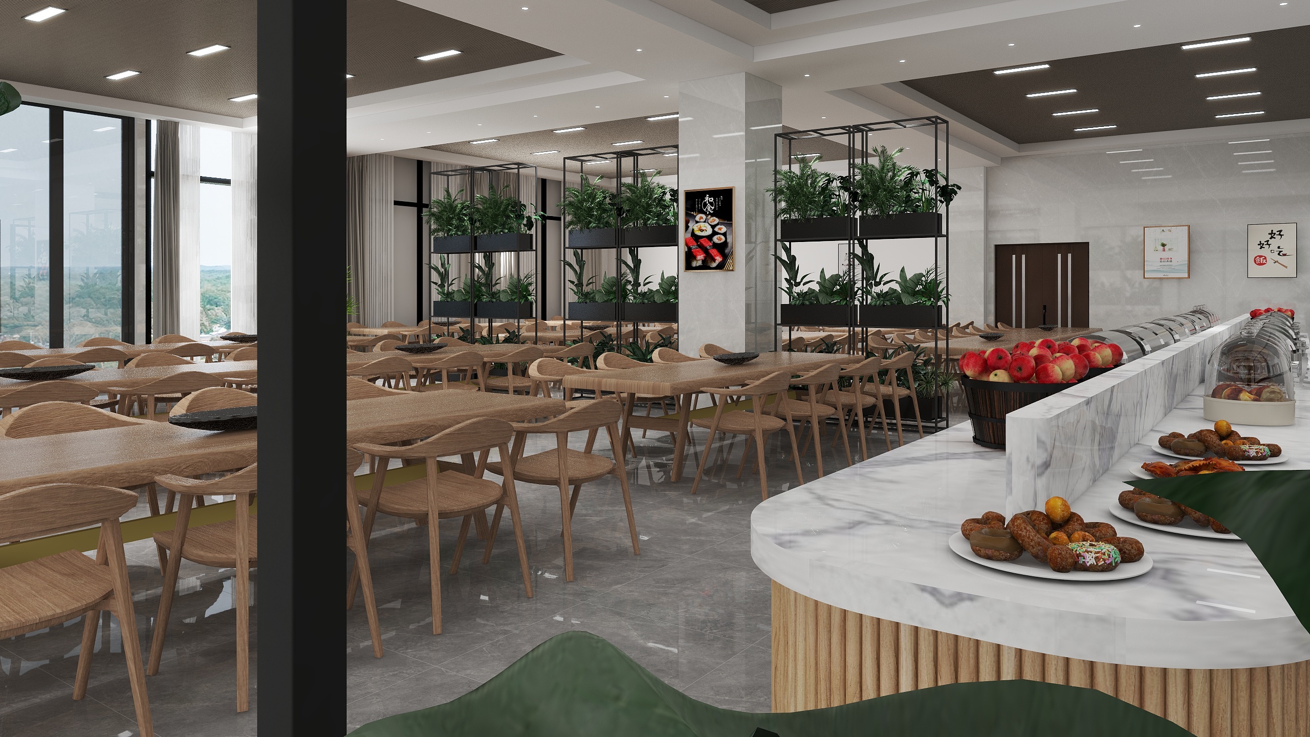 运城裴少-大酒店一楼司机之家-装修设计方案