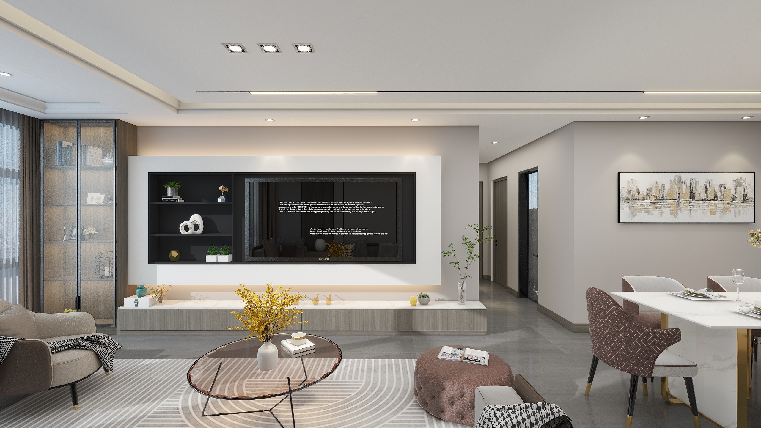 凡鹏-阳光壹号院——徐叔叔方案（黑白灰）确定方案-装修设计方案