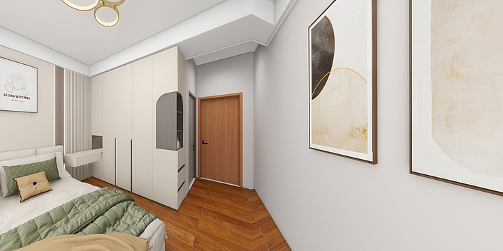 博朵全屋定制-C户型23-1-1701周姐钱哥方案2-副本-装修设计方案