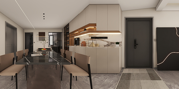 设计丿陈-祥瑞苑3-2-302方案二-装修设计方案