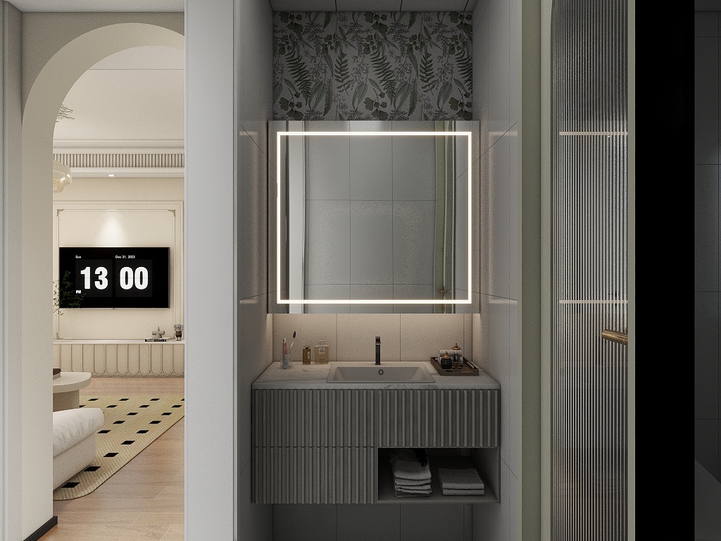 设计-男孩-龙湖雅宝天钜法式奶油风113㎡3室-装修设计方案