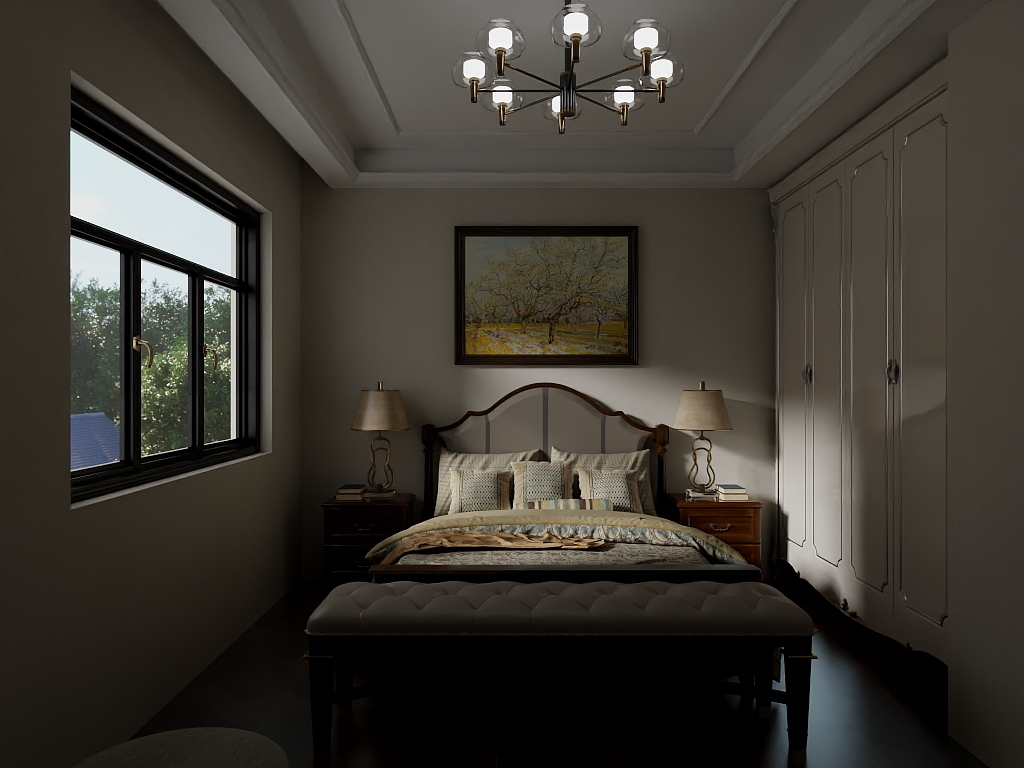 不爱吃辣锅-美式复古-装修设计方案