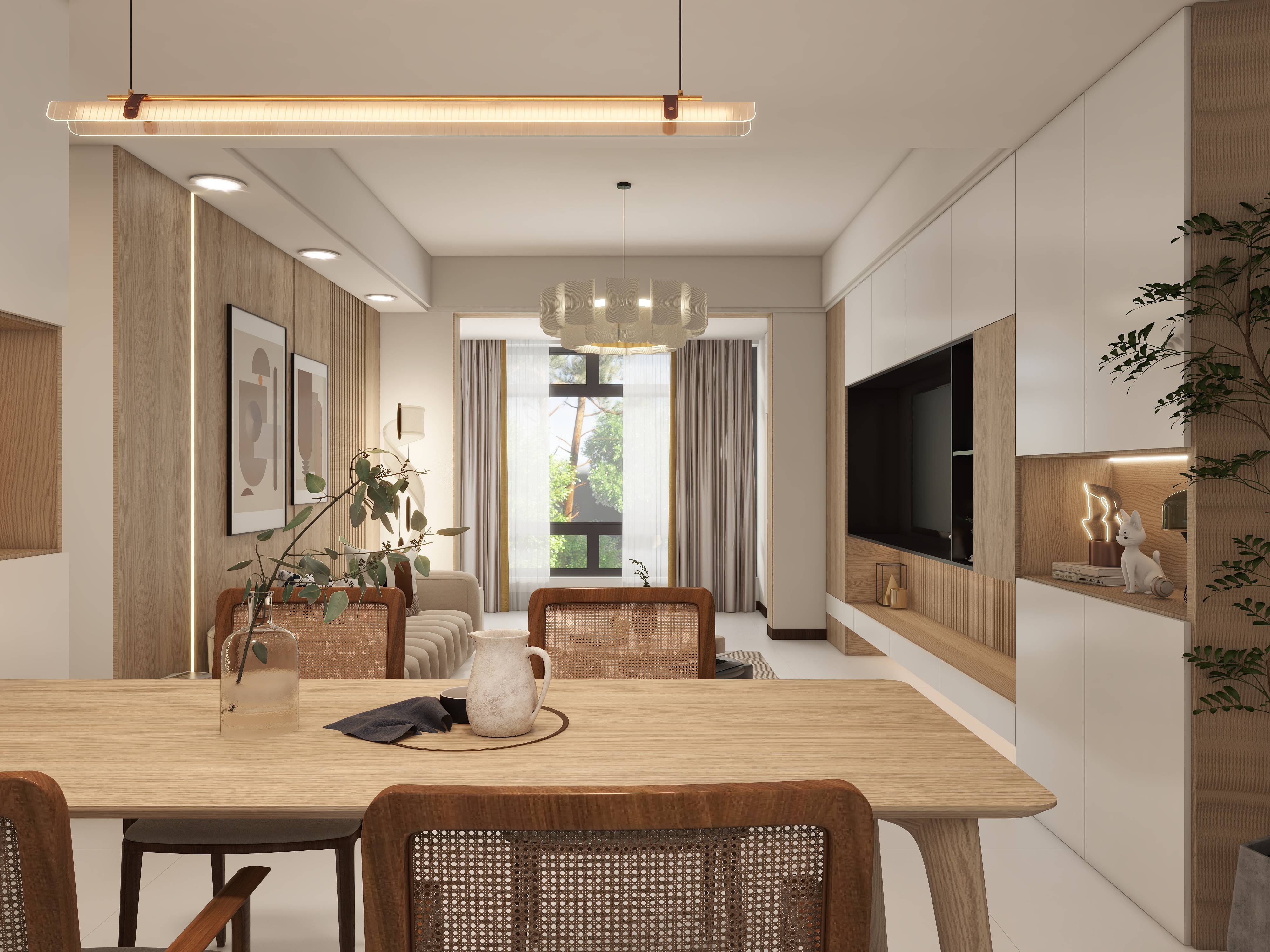 残酷夏日-九天御景103㎡4室-装修设计方案