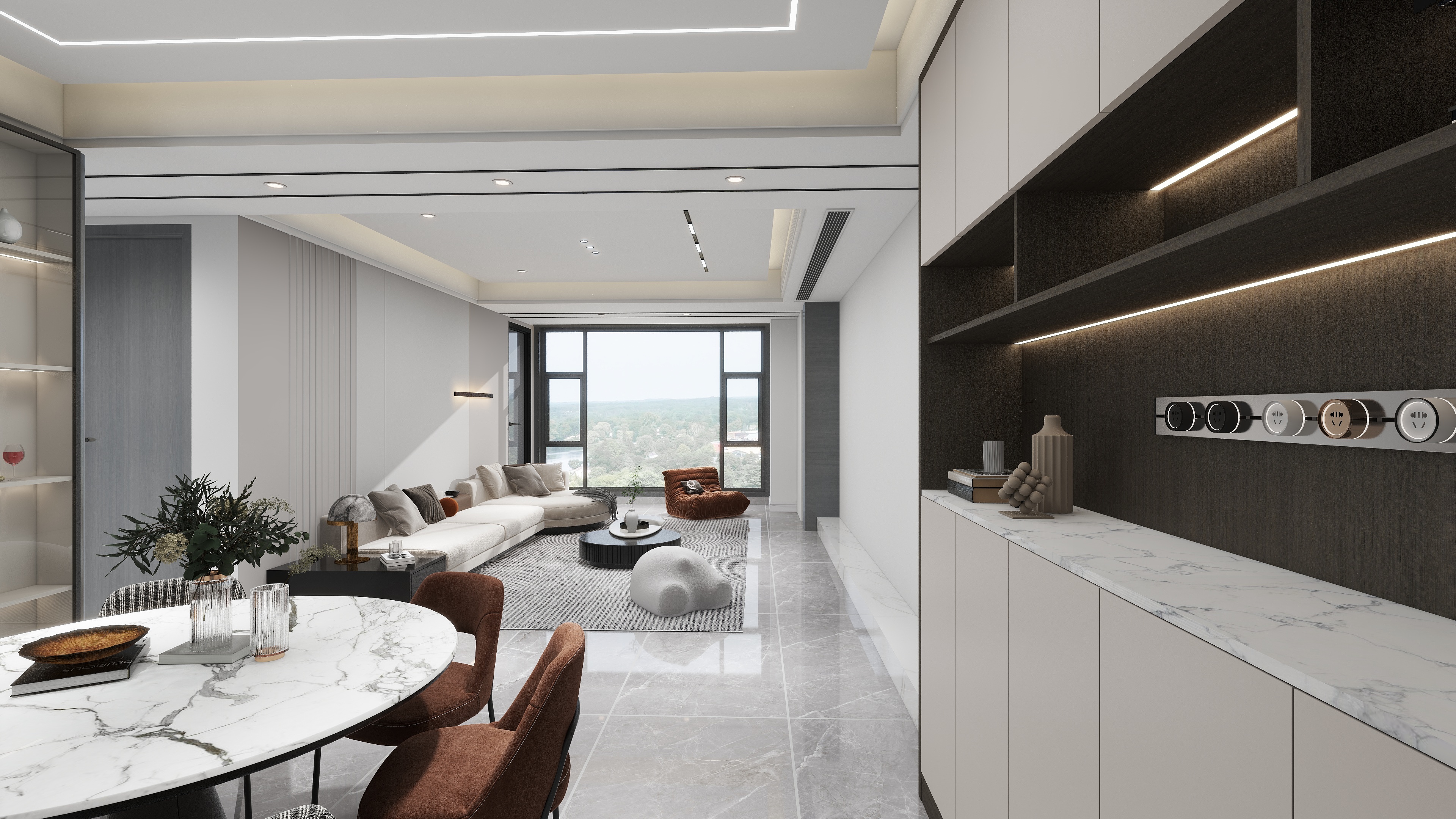 世纪主题-新时代广场171㎡-装修设计方案