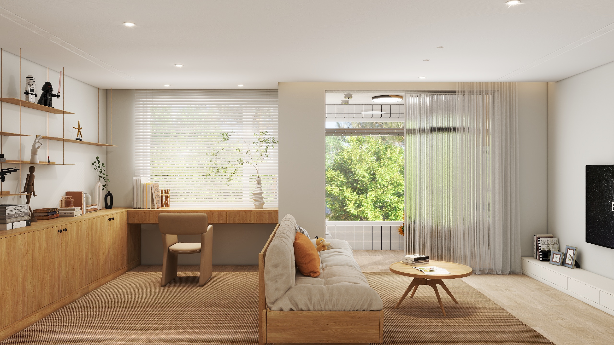 無維宅仕空間設計-【简.原】北欧经典的一人生活-装修设计方案