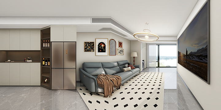 罗赟的室内妙境-世贸四期1栋503-装修设计方案