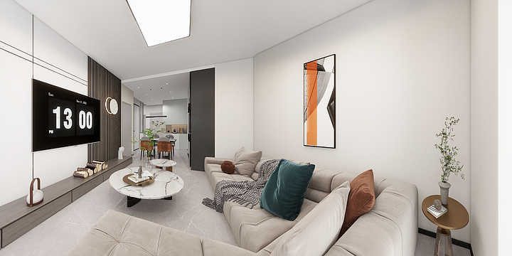 啊藏AZz-枫丹酩悦87㎡3室-装修设计方案