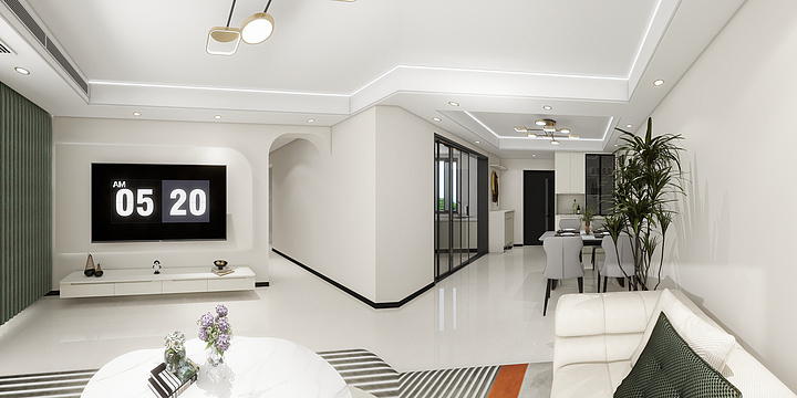 189*aUQK-青青家园3#3-902（浅色，油漆）-装修设计方案