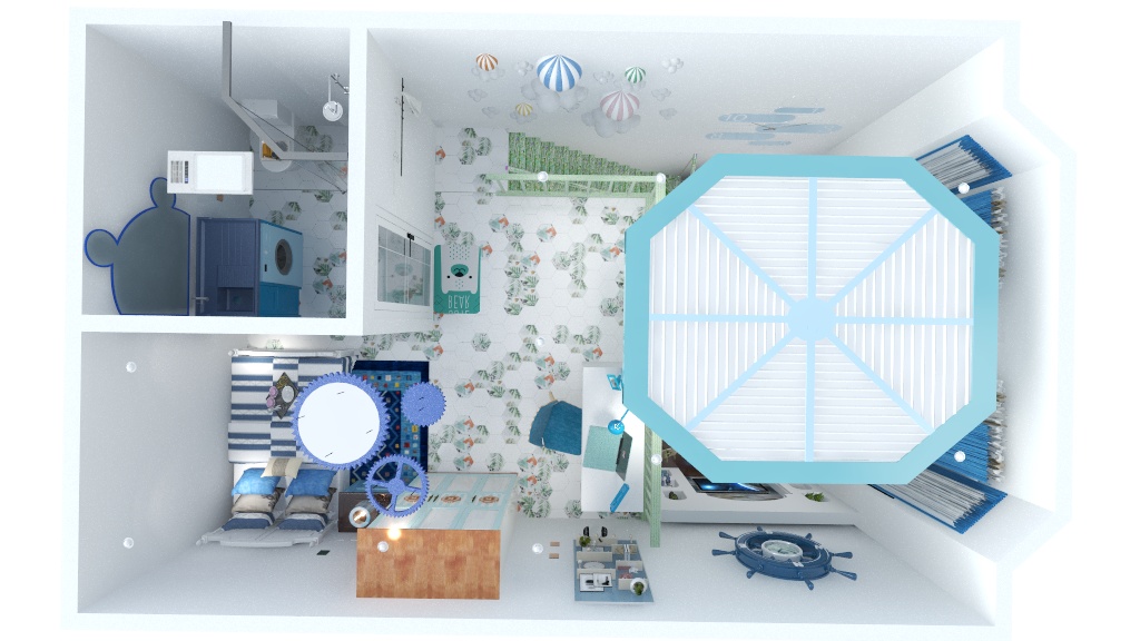 室内设计师张鱼哥-地中海loft风-装修设计方案