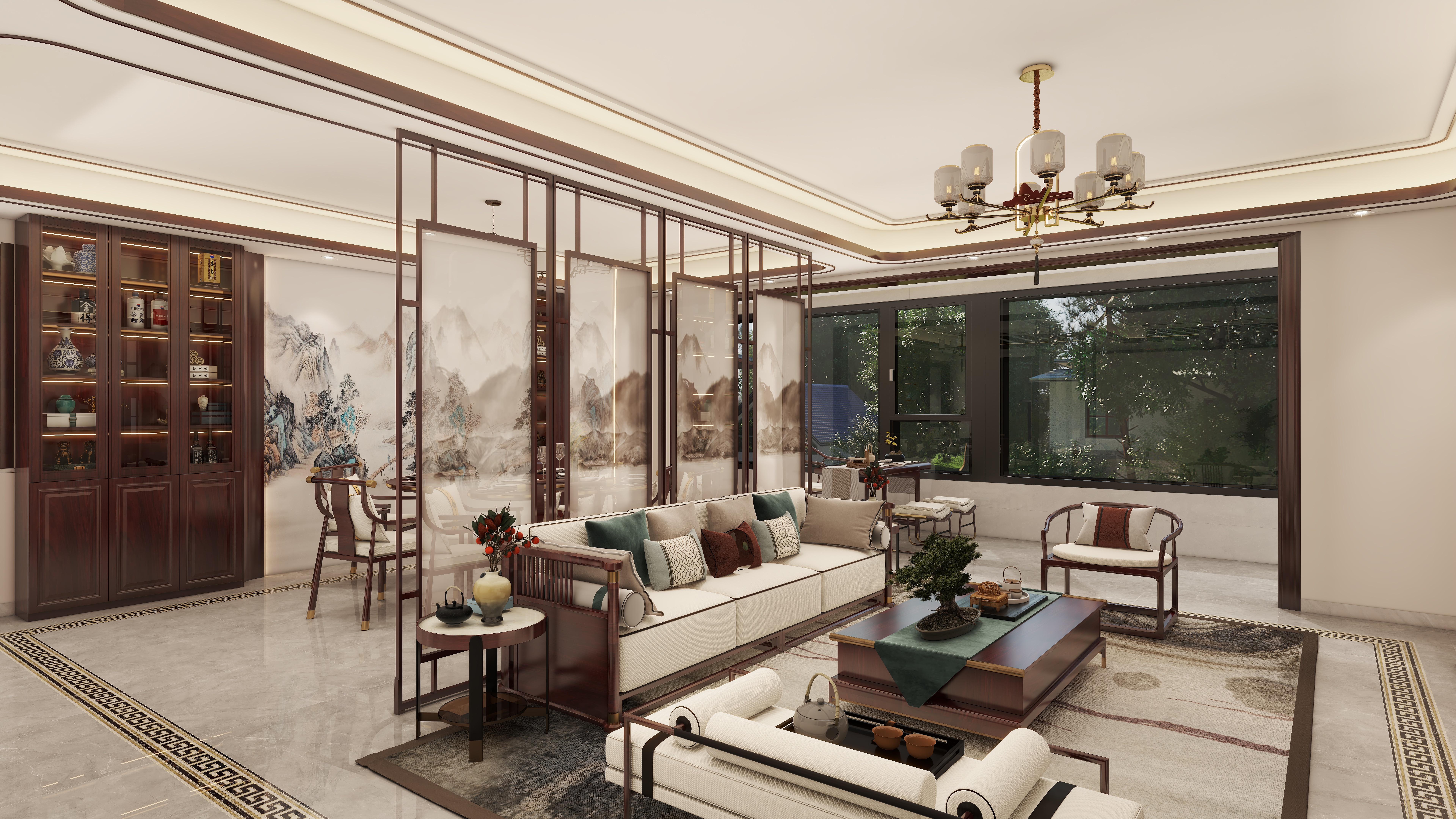 DOOKE-莘县平层装修效果图