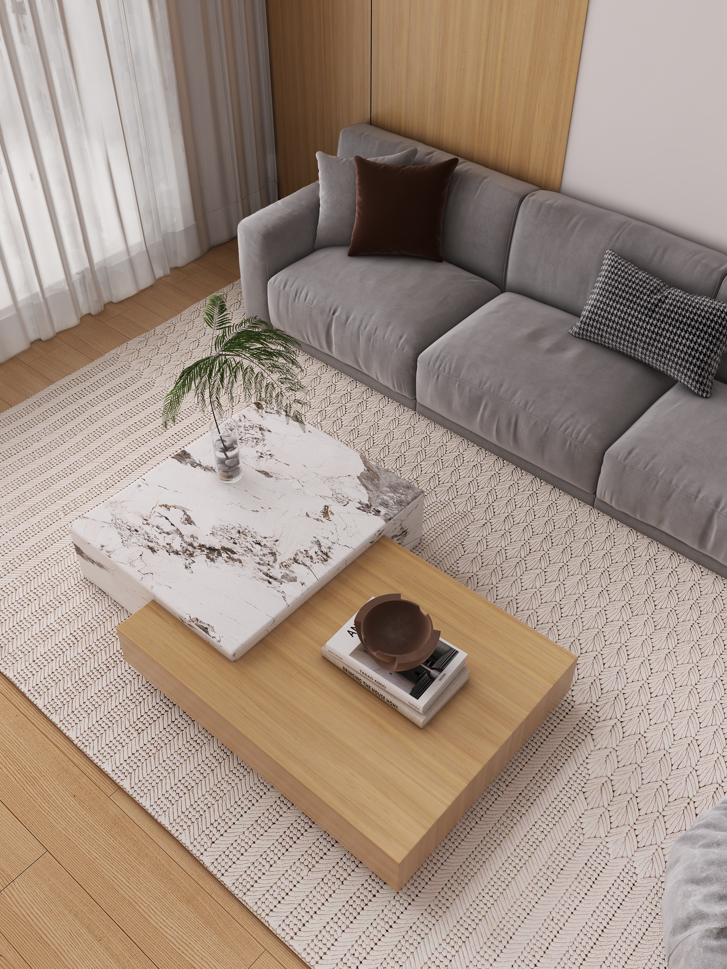 謝凌设计-原木风格-装修设计方案