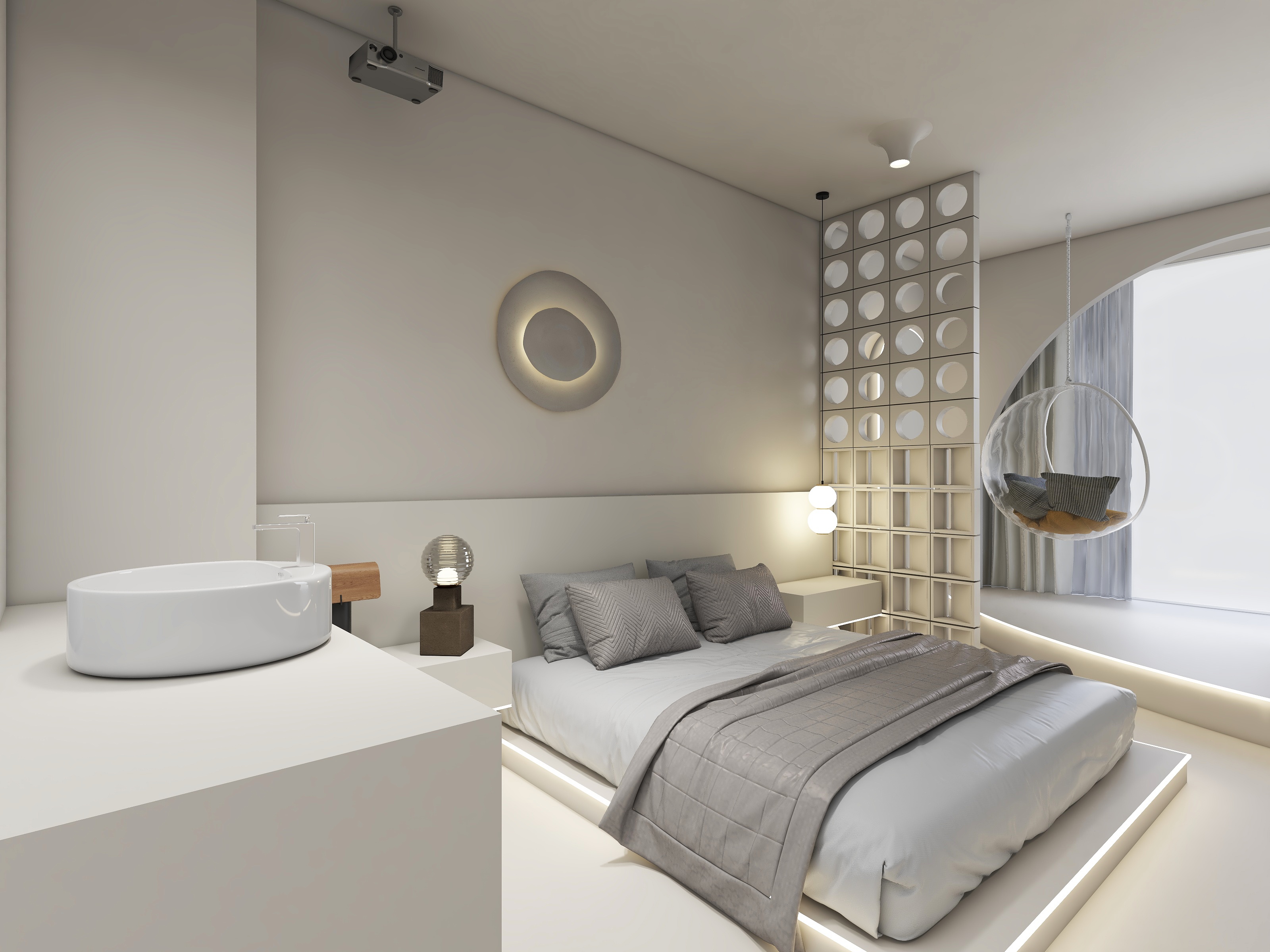 丿Natalia-浩宇滨江双塔奶油风格-装修设计方案