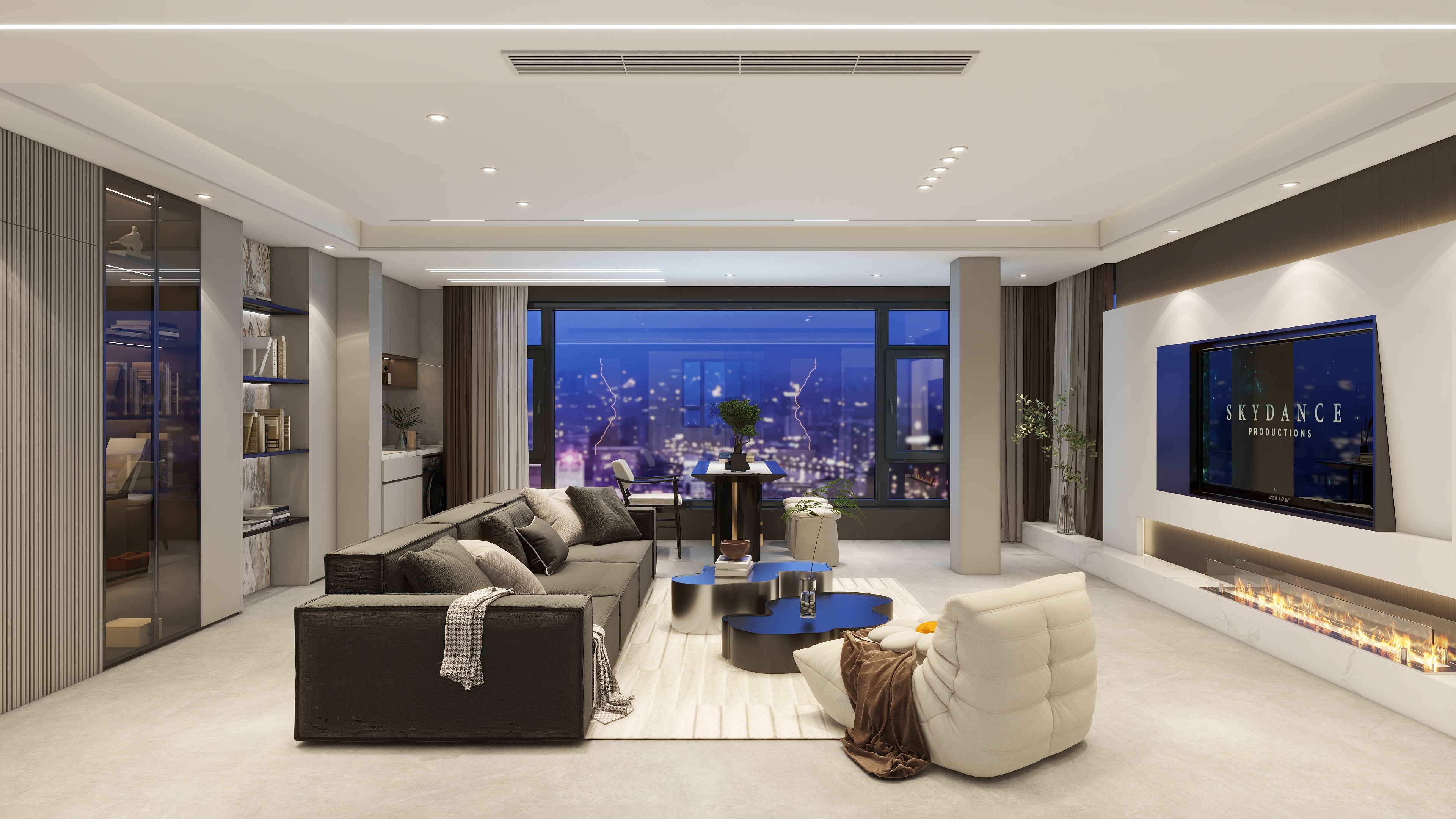 艺空间室内设计工作室ZYN-134㎡3室-装修设计方案