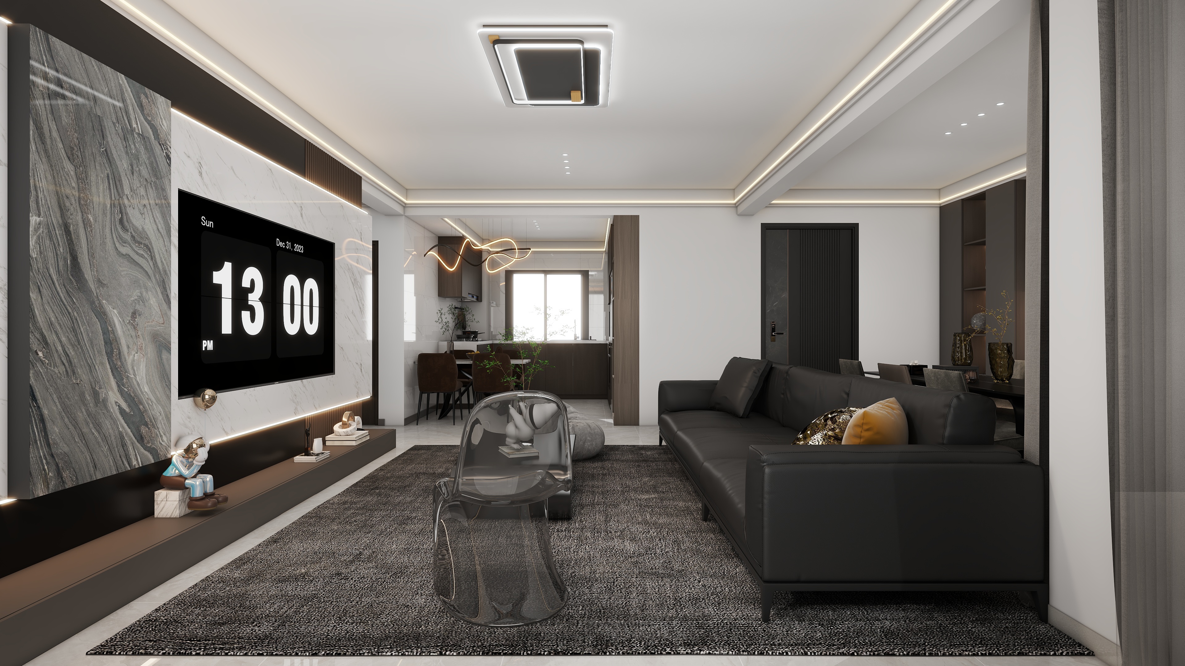 强子装饰全屋定制-碧桂园113㎡两室-装修设计方案