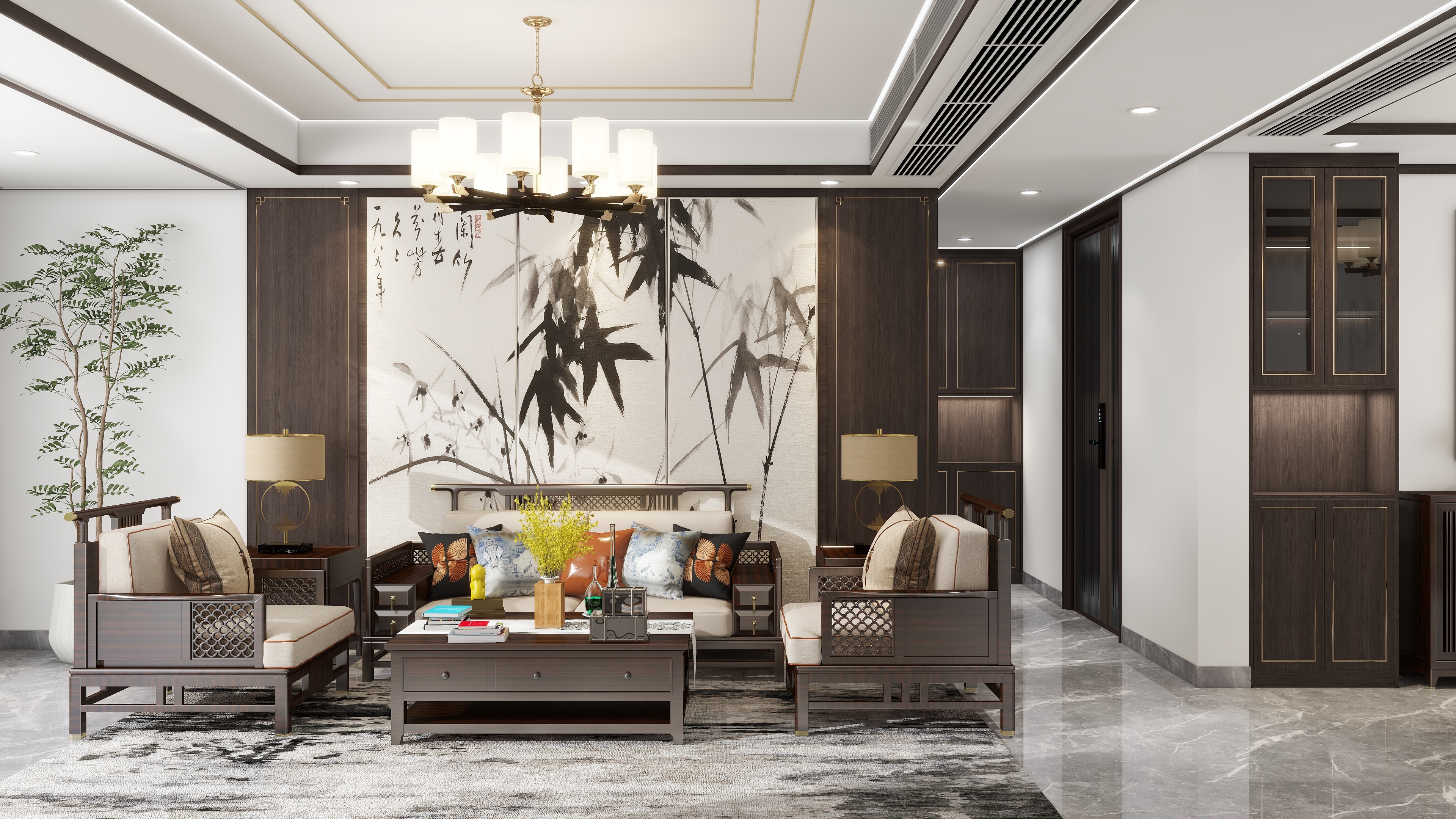 设计师楚巍-辰合学府-连（143平）-装修设计方案