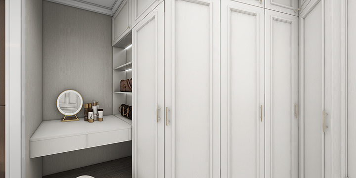 刘灼彬-现代美式风格3室2厅-装修设计方案