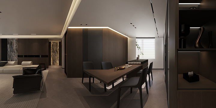 室内设计师Mr徐-现代意式138三室两厅-装修设计方案