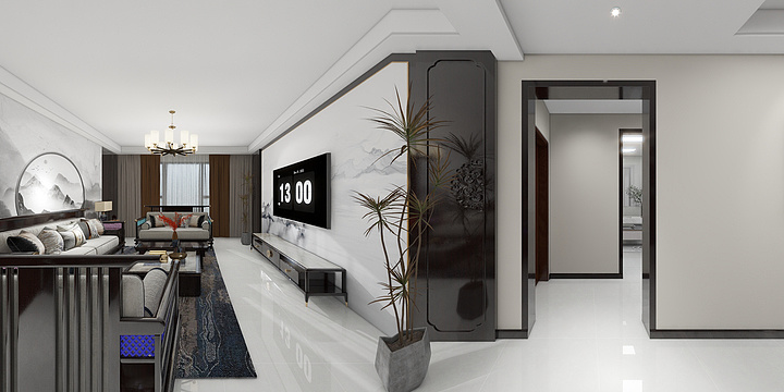 瀚雯视觉设计-玺云台北区马姐雅居-装修设计方案