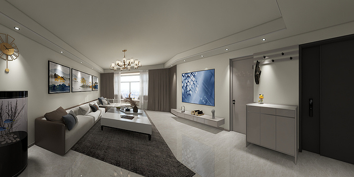 美丽家家居-虞河佳苑-装修设计方案