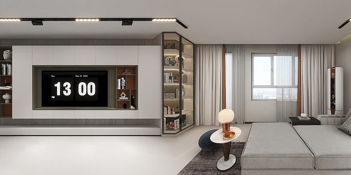 张兴坤-大展庄22-203复式现代轻柔风-副本-装修设计方案