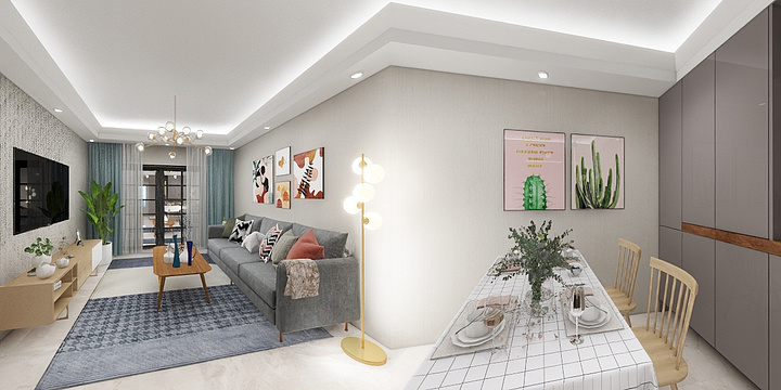 彭为会-硬装专业等级考核户型-副本-装修设计方案