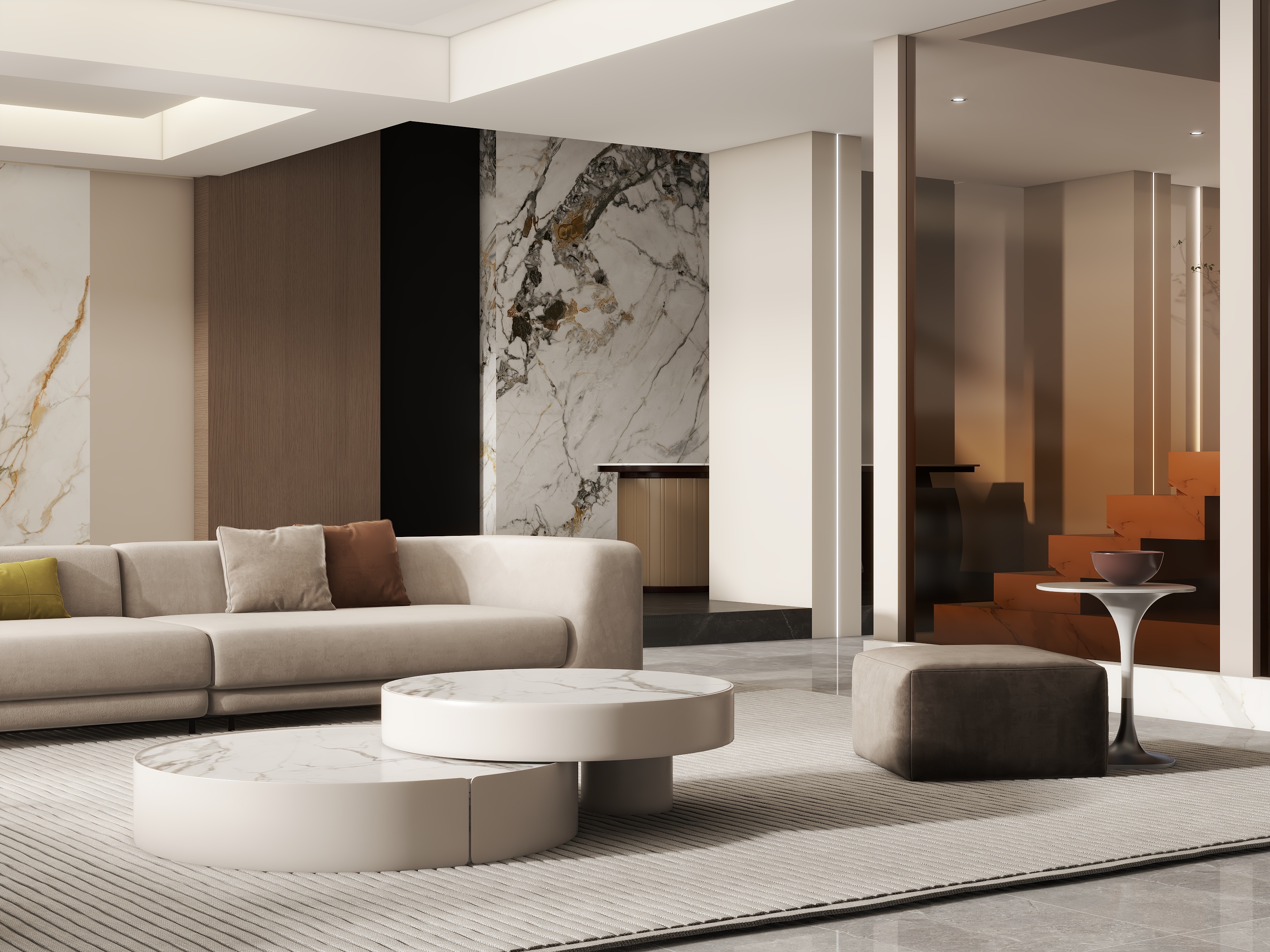 吃面加蒜-现代轻奢别墅-装修设计方案