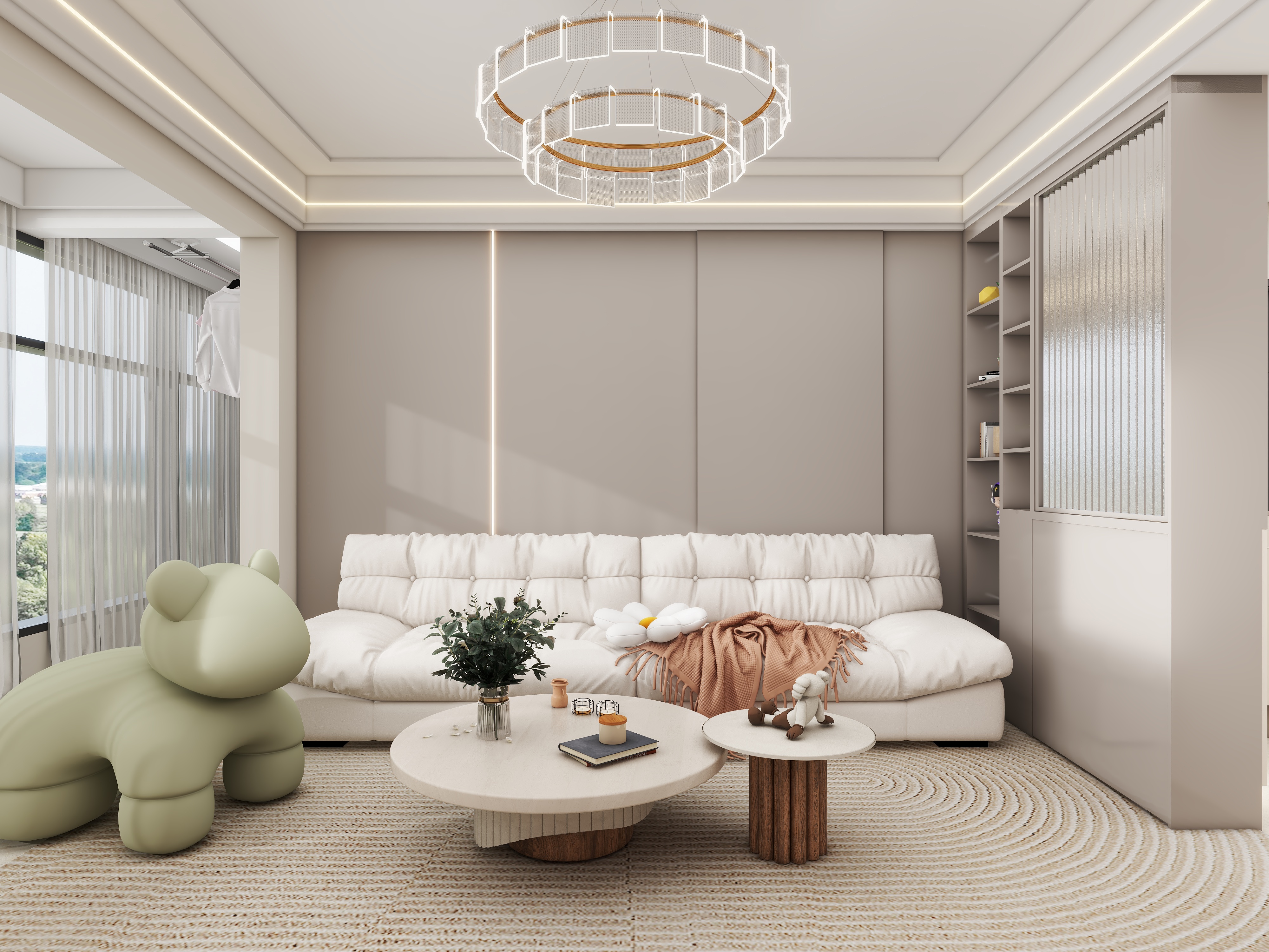 壹诺设计工作室-现代简约装修效果图