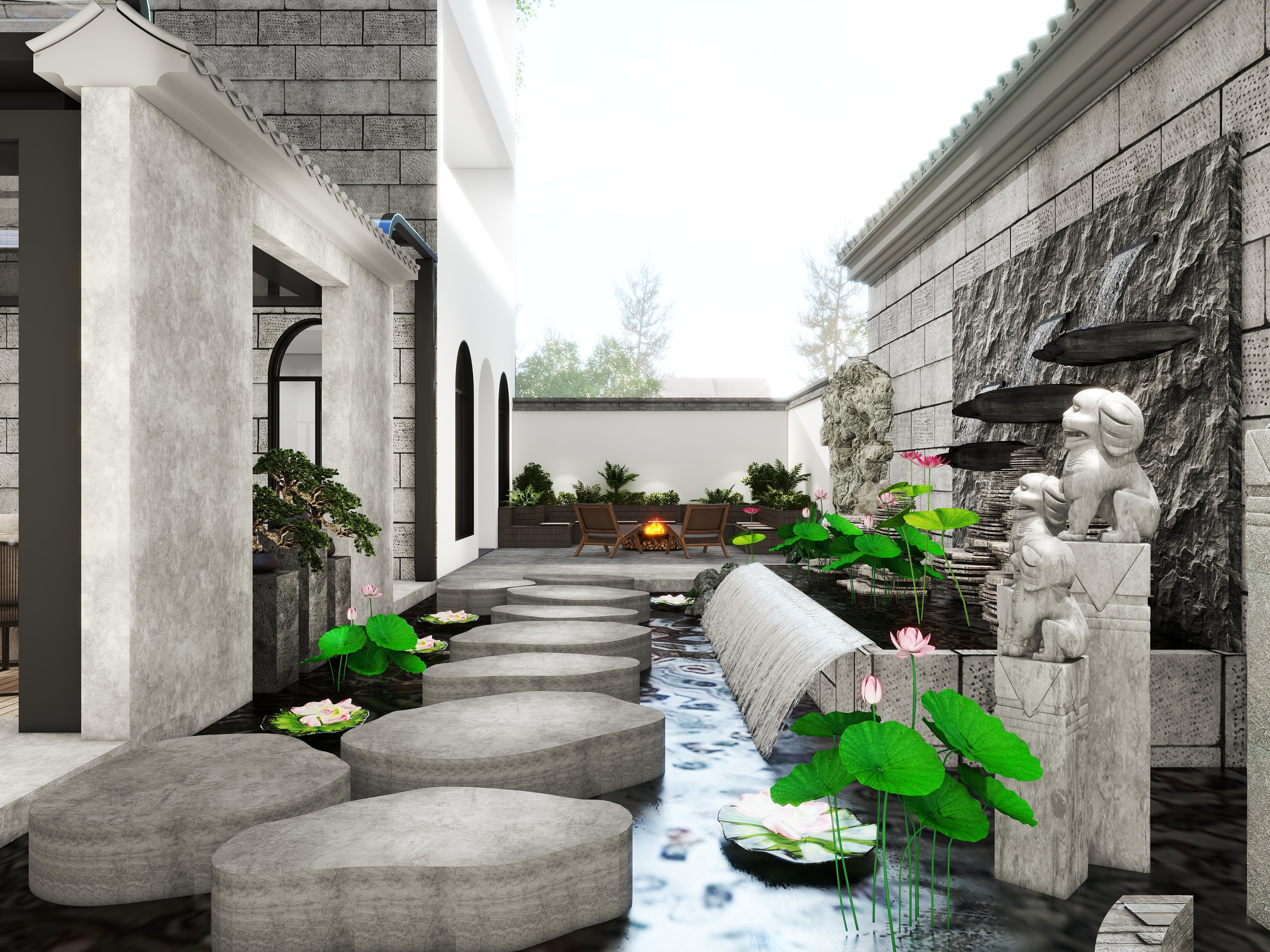 酔笙夢死-花园-装修设计方案