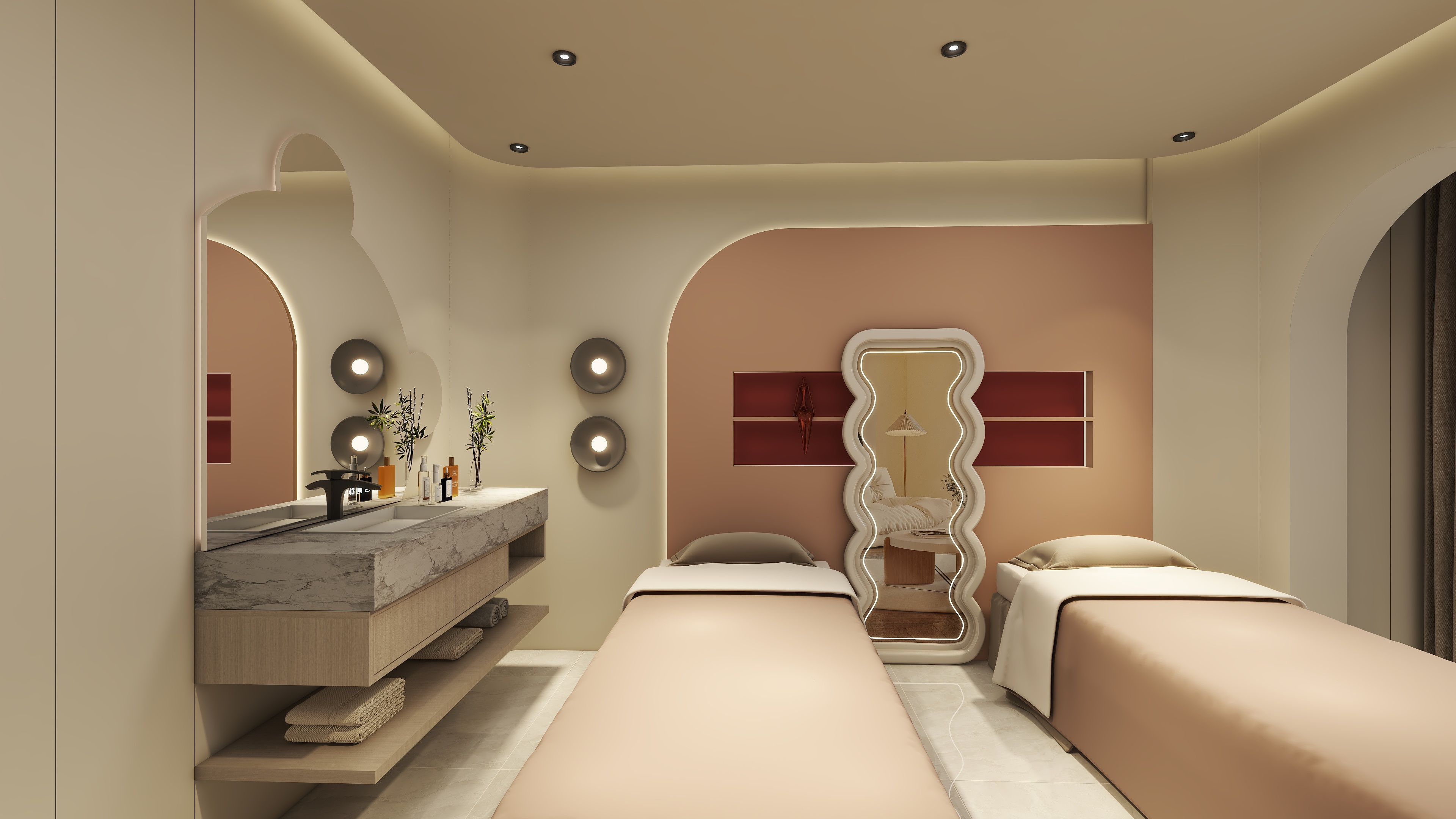 卢氏县匠心装饰有限公司-水街美容院-装修设计方案