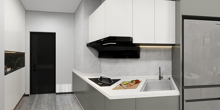 松柏yTihc-京海湾b区1411 30平方单身公寓-装修设计方案