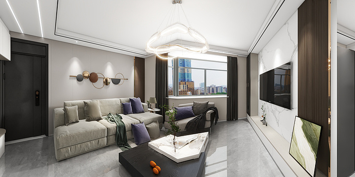 逸品空间设计工作室-宁馨苑301王府福宅-装修设计方案