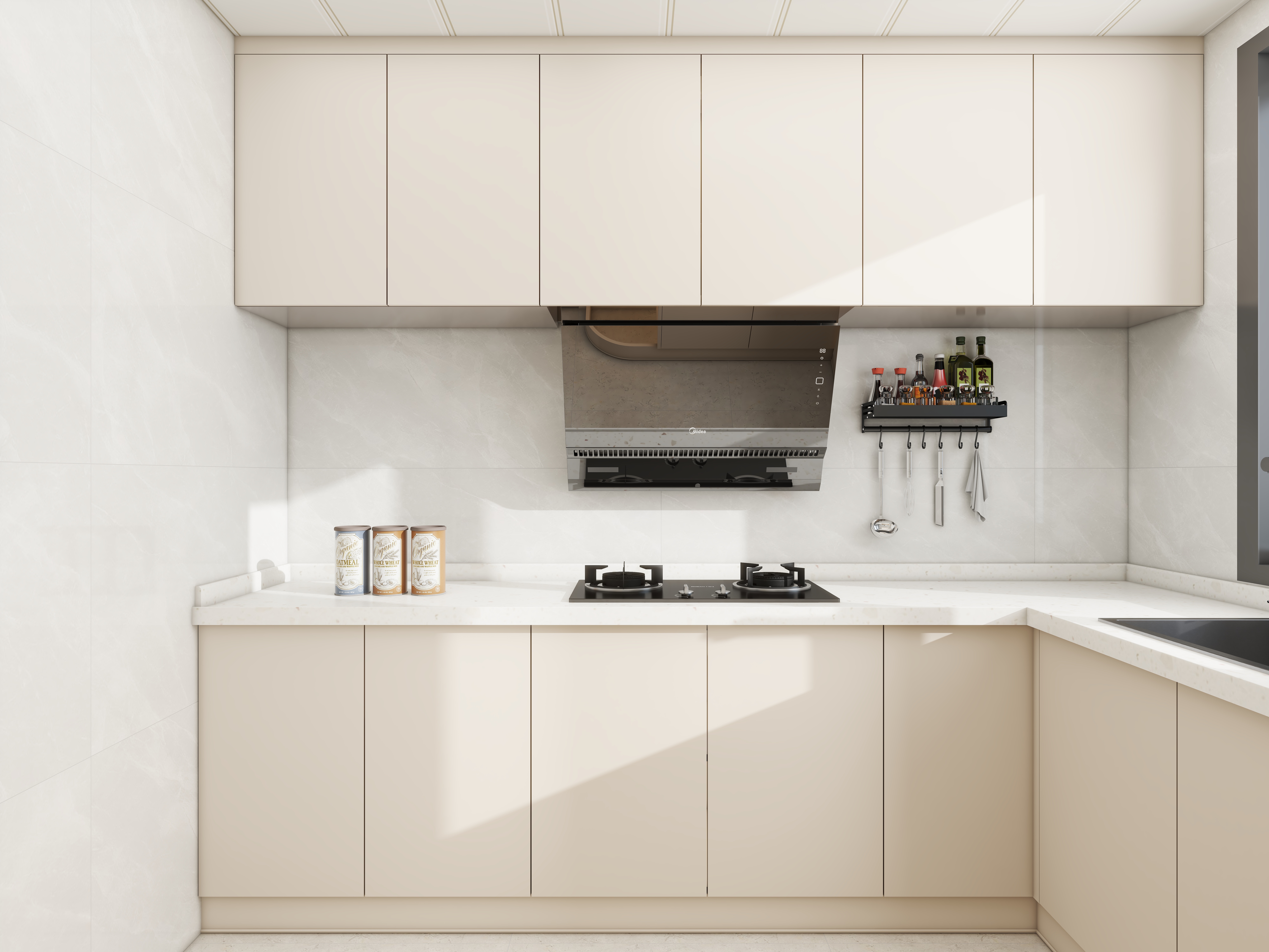 壹诺设计工作室-105㎡3室-现代简约装修效果图